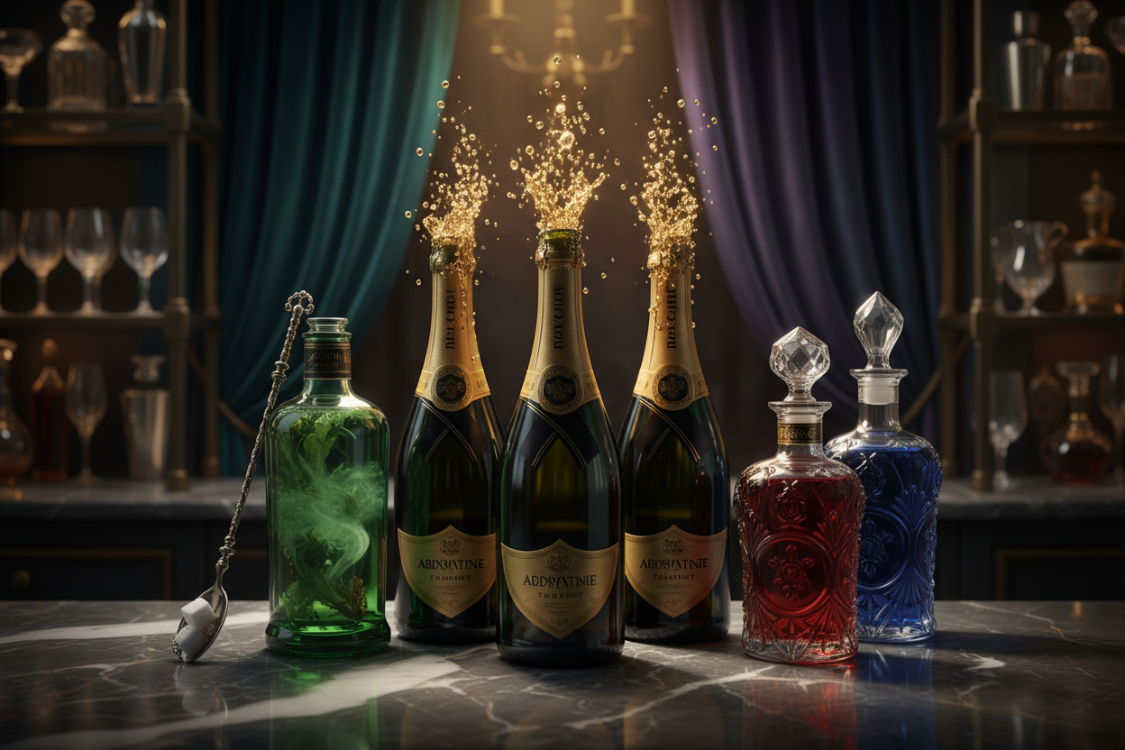 CHAMPAGNE & ABSINTHE & LIQUEUR