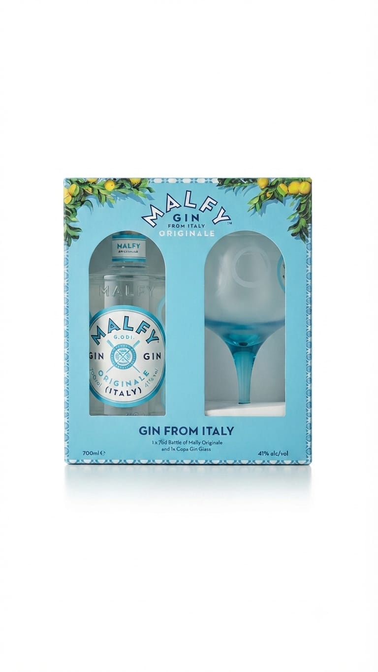 MALFY GIN ITALY 700ML+ 1 GLASS