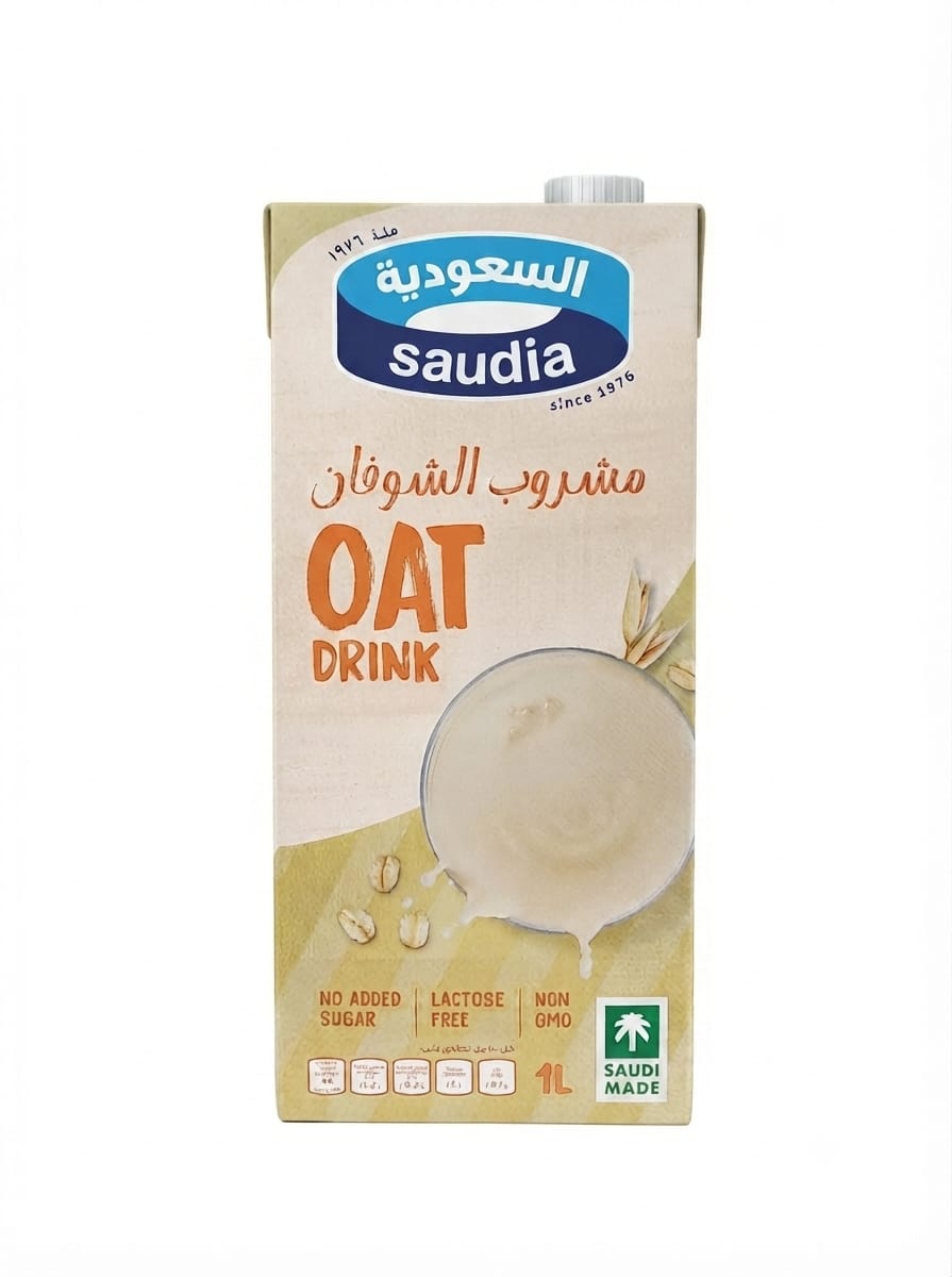 SAUDIA MILK OAT FLAVORED 1L×6