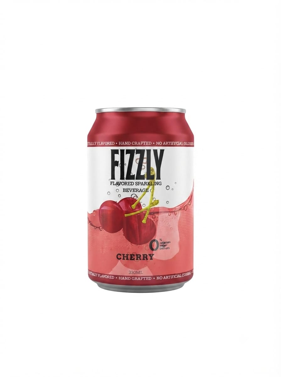 FIZZLY CHERRY SUGAR-FREE 330ML ×24*