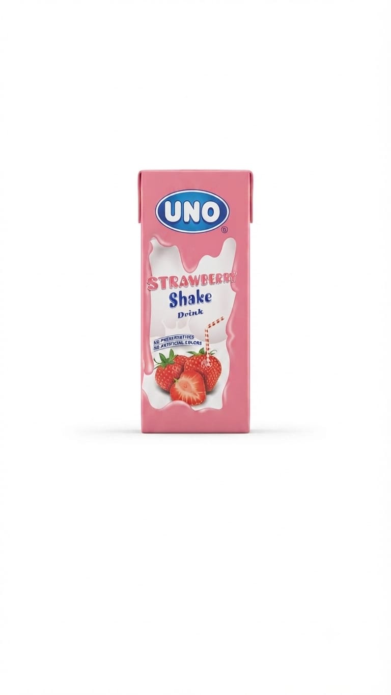 UNO STRAWBERRY SHAKE DRINK 180ML