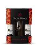 CHATEAU KEFRAYA LES BRETECHES ×2RED WINE + 1 FREE GLASS