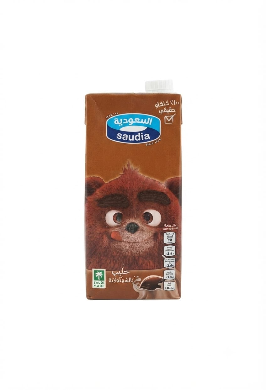 SAUDIA MILK CHOCOLATE FLAVORED 1L×6