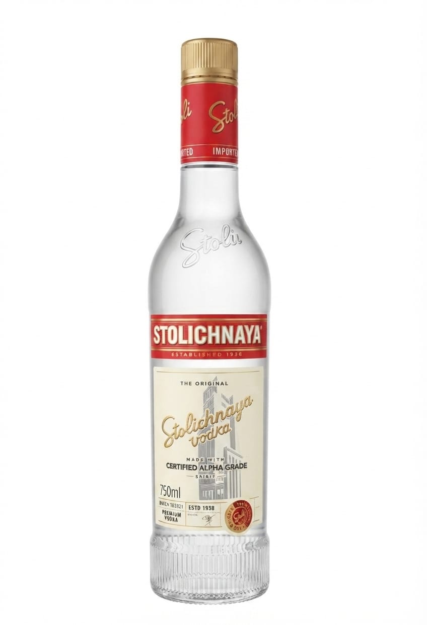 STOLICHNAYA VODKA 750ML