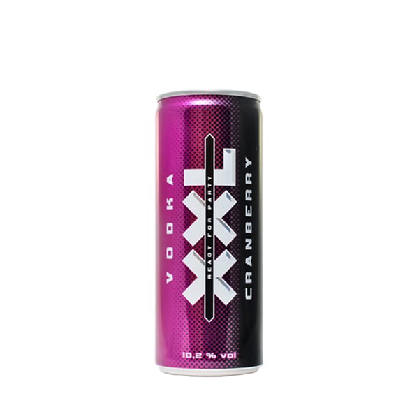 XXL VODKA CRANBERRY 10%alc 250ML