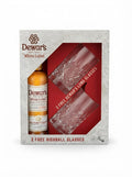 DEWAR`S WHITE LABEL 750ML +2 FREE HIGHBALL GLASSES