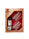 DEWAR`S 12 YEAR OLD 750ML+ 2 HIGHBALL GLASSES