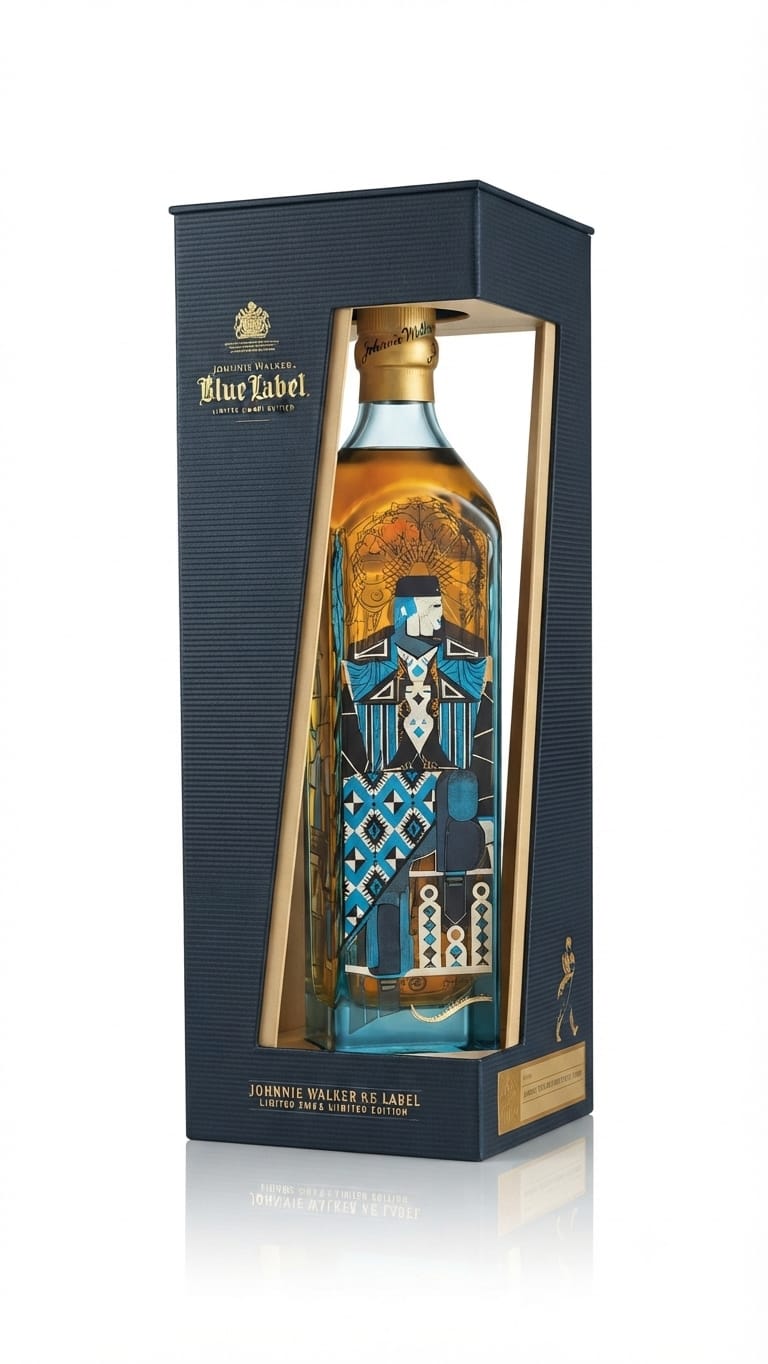 JOHNNIE WALKER  BLUE LABEL LIMITED EDITION WHISKY 750ML