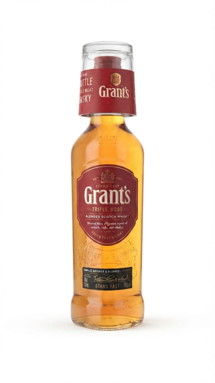 GRANT`S WHISKY 1 L WITH GLASS
