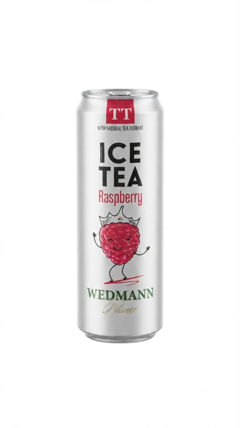 ICE TEA RASPBERRY 330ML × 12*