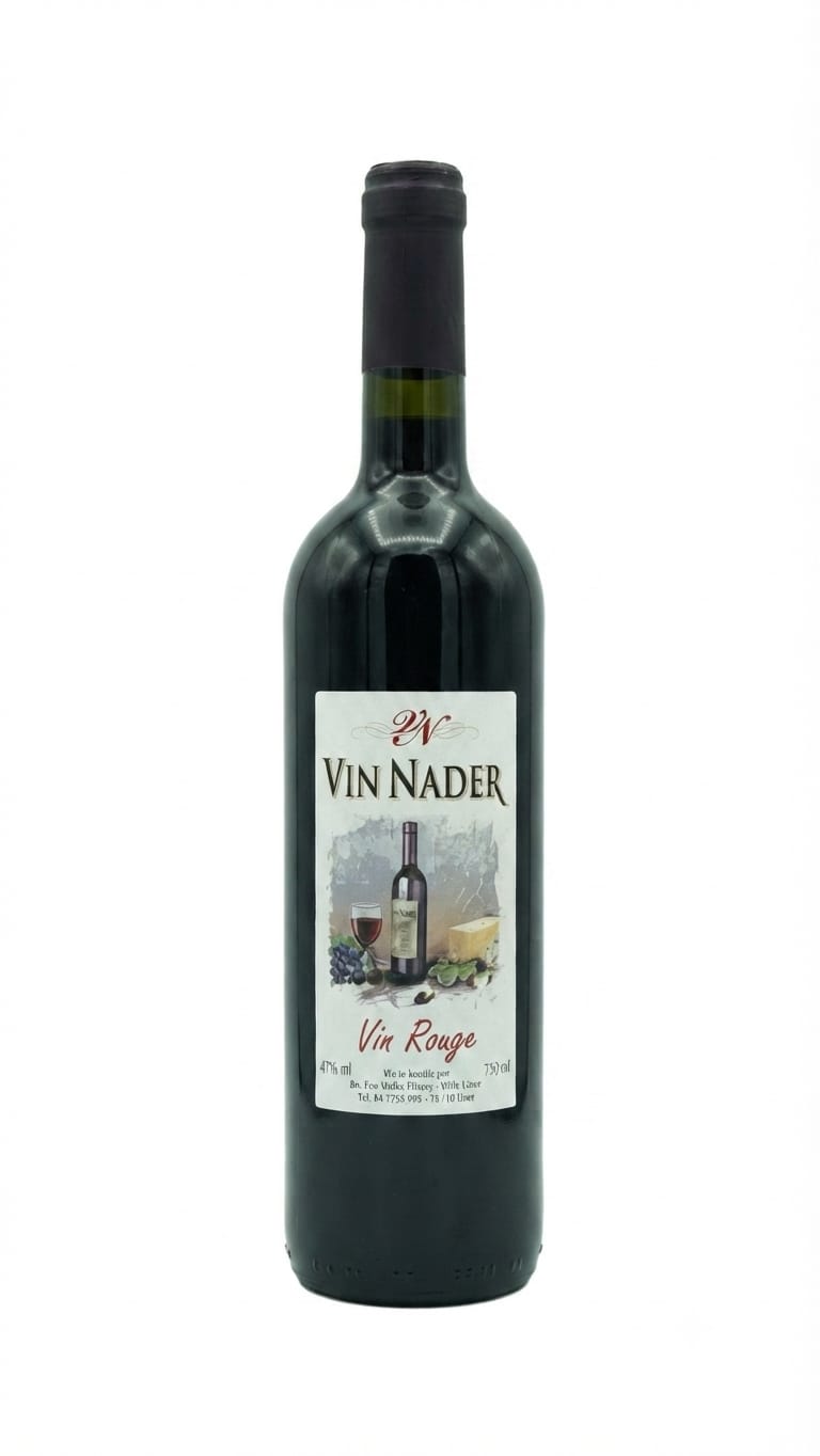 VIN NADER VIN ROUGE 750ML