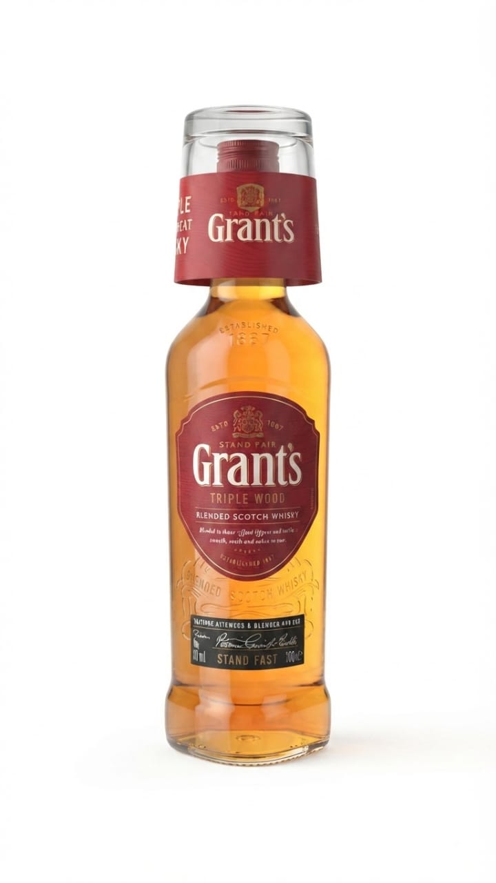 GRANT`S WHISKY 700ML WITH GLASS