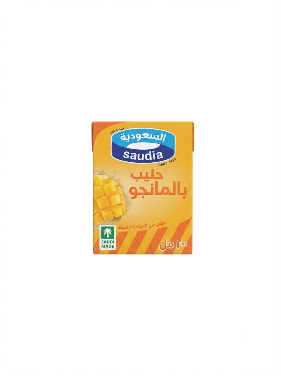 SAUDIA MILK MANGO FLAVORED 200ML×18