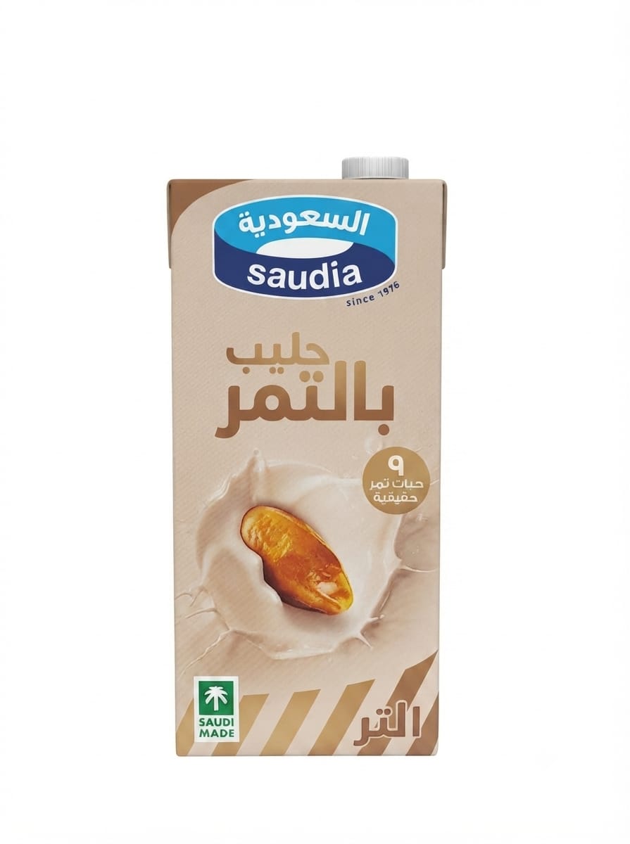 SAUDIA MILK DATE FLAVORED 1L×6