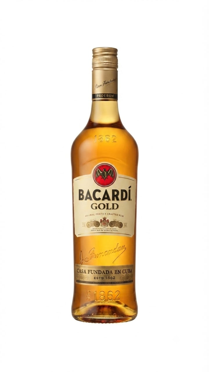 BACARDI GOLD RUM  1L