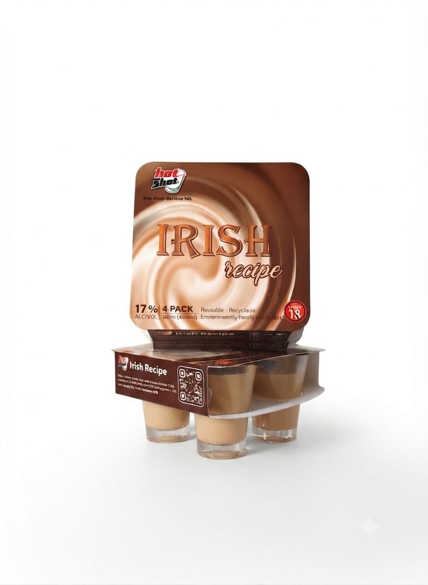 HOT SHOT IRISH 30ML×4 PACK