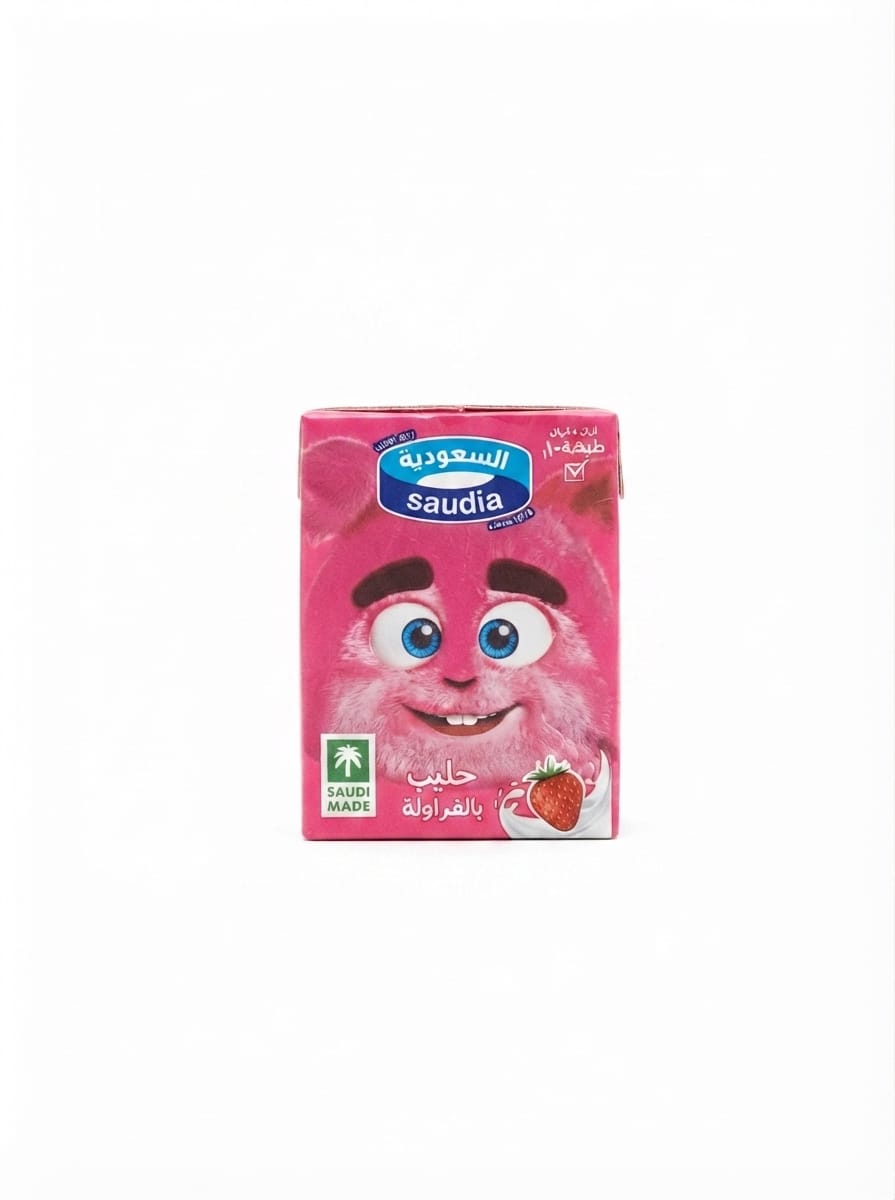 SAUDIA MILK STRAWBERRY FLAVORED 200ML×18
