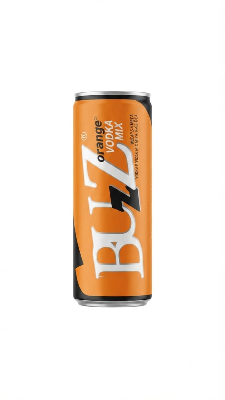 BUZZ ORANGE VODKA MIX 10% 250ML