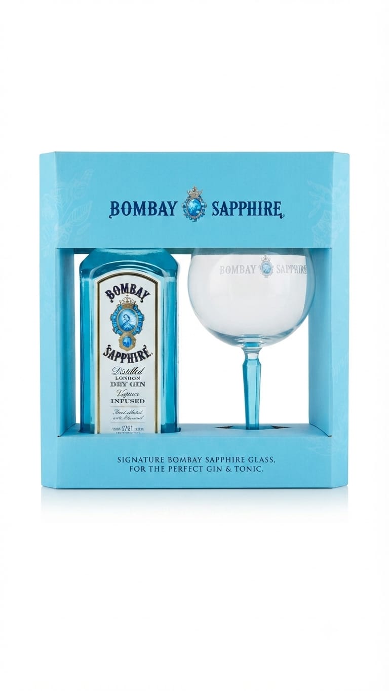 BOMBAY SAPPHIRE GIN & GLASS