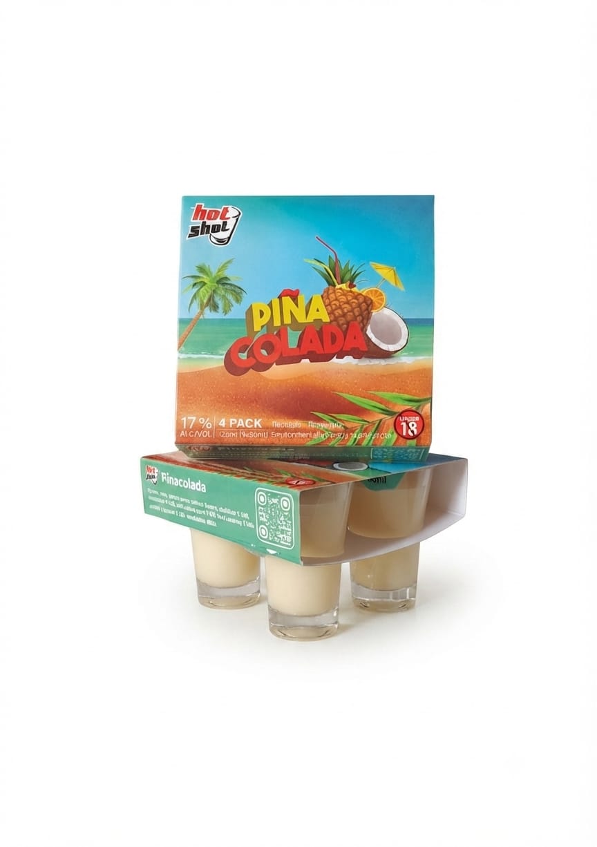 HOT SHOT PINA COLADA 30ML×4 PACK