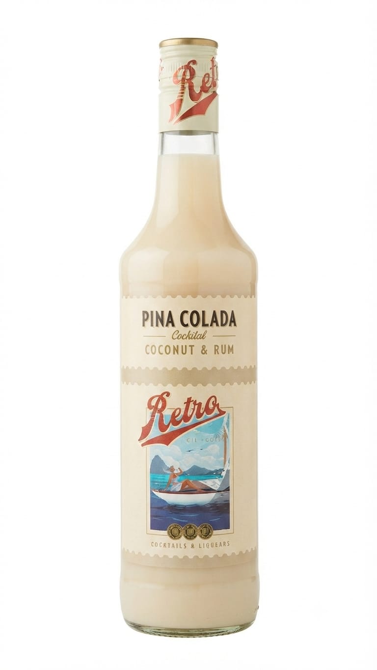 RETRO TRIPLE SEC FINE COCONUT & RUM LIQUEUR 700ML