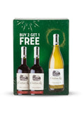CHATEAU KA wine 2 red + 1 white free 750ml
