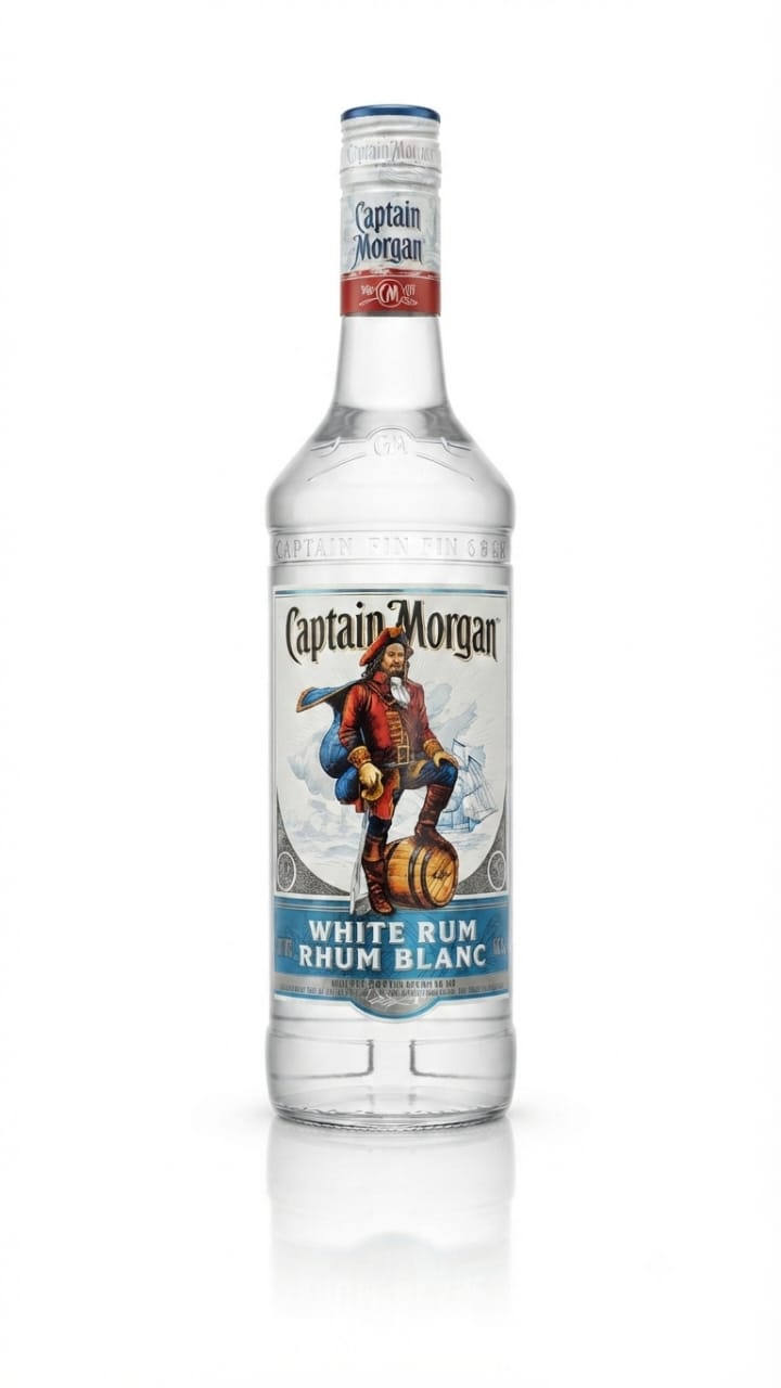CAPTAIN MORGAN WHITE RUM 750ML