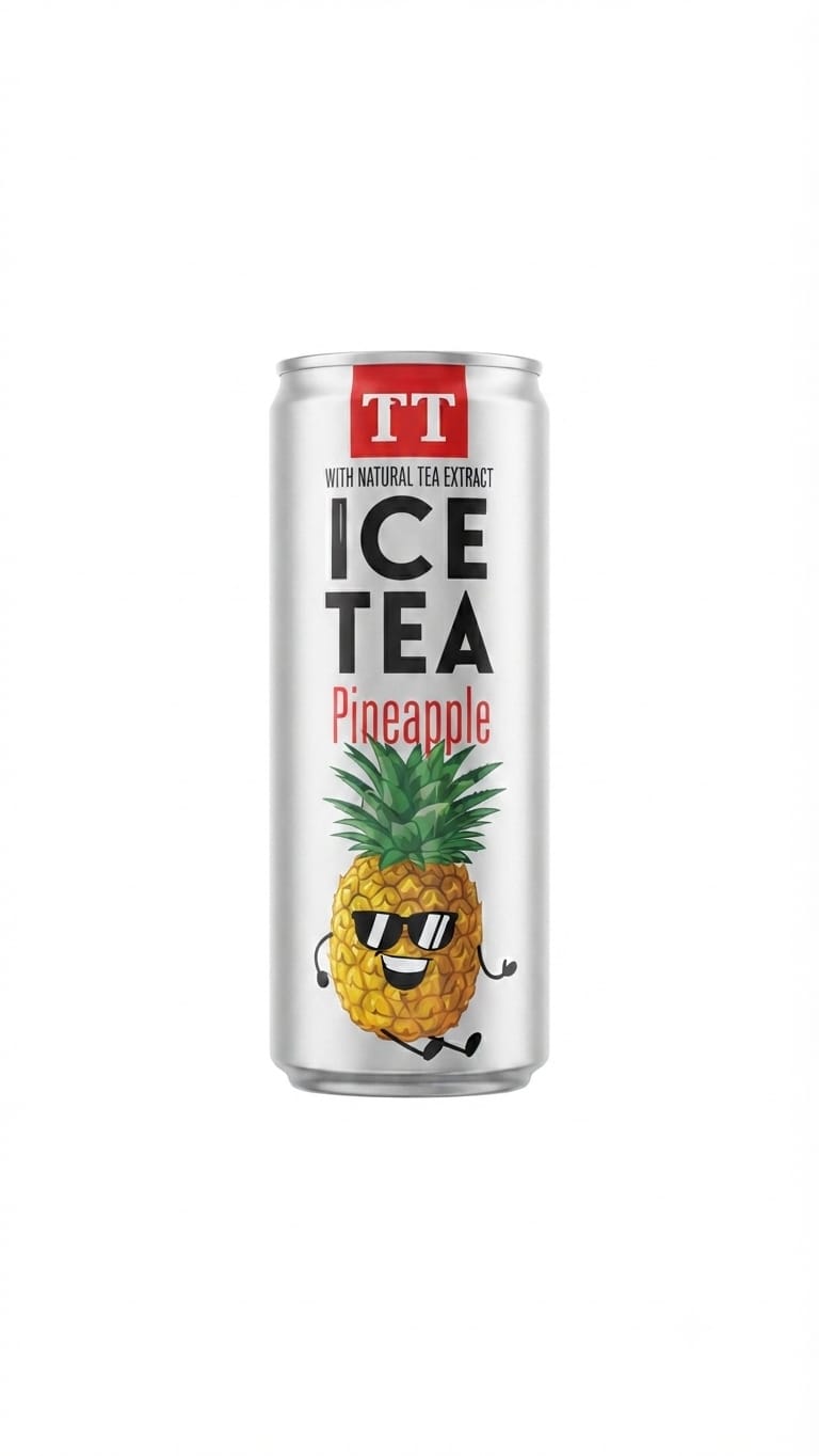 ICE TEA PINEAPPLE  330ML × 12*
